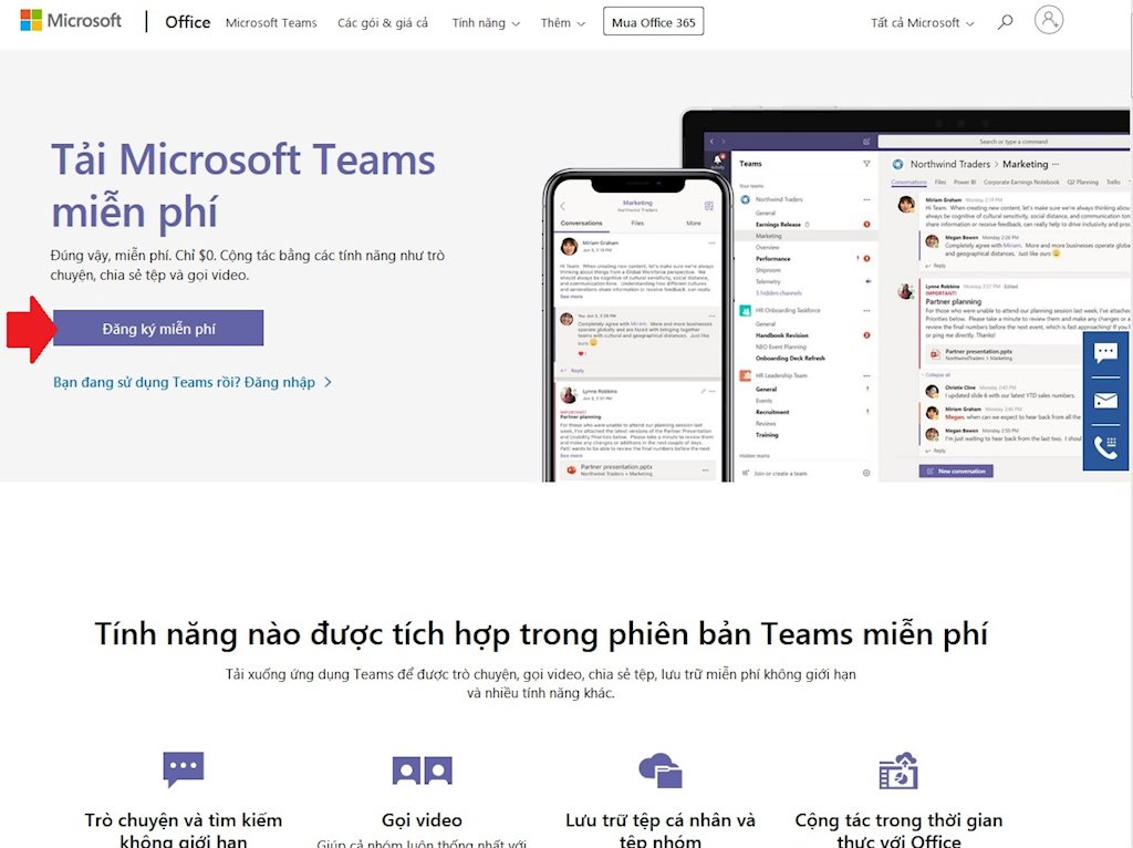 c&aacute;ch sử dụng Microsoft Teams